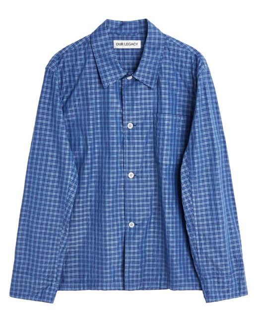 Camicia Heusen di Our Legacy in Blue da Uomo