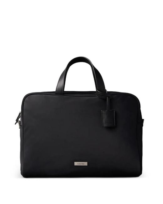 Calvin Klein Black Commuter Bag for men
