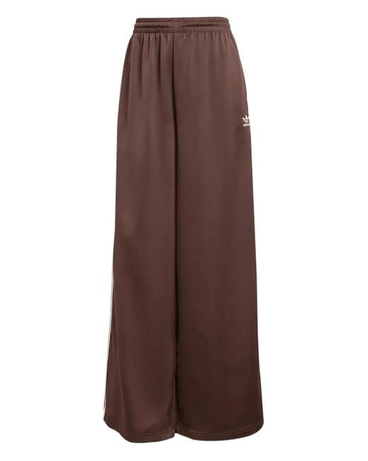 Adidas サイドストライプ パンツ Brown