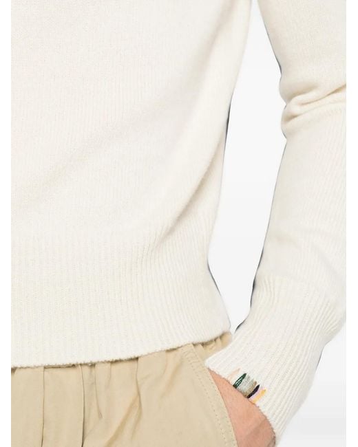 Extreme Cashmere White Button-Up Knitted Cardigan
