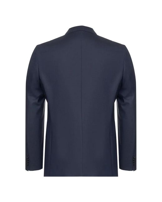 Boss Blue Single-Breasted Suit for men