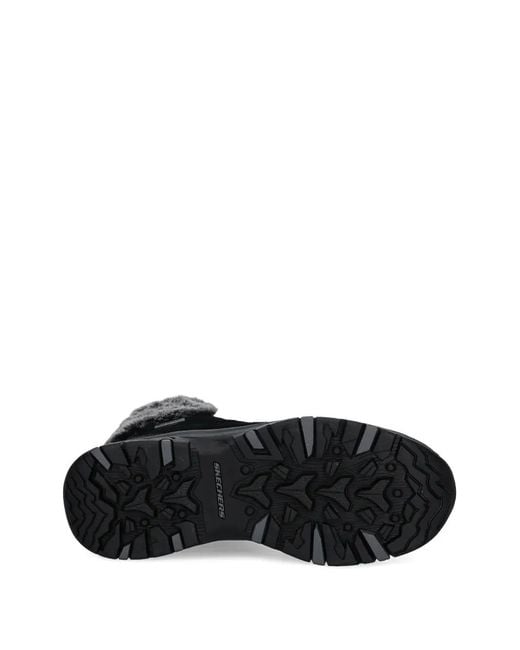 Skechers Black Snow Worries Stiefel
