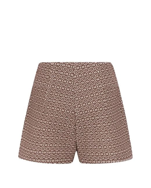 CAYET Natural Rose Mini Shorts
