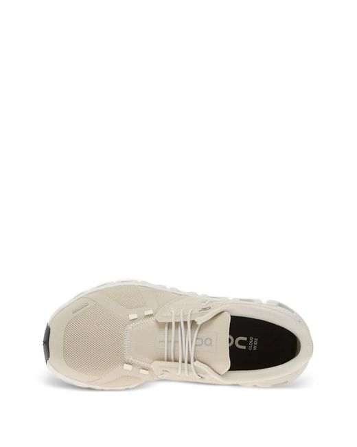 On Shoes White Cloud 6 Logo Sneakers