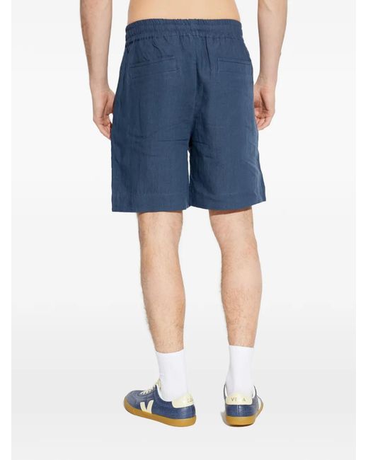 Eleventy Blue Drawstring Bermuda Shorts for men
