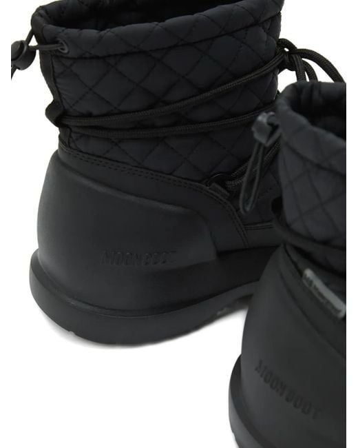 Après-Ski Luna À Design Matelassé Moon Boot en coloris Black
