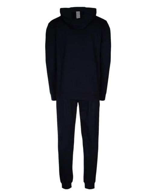 EA7 Black Core Identity Tracksuit for men