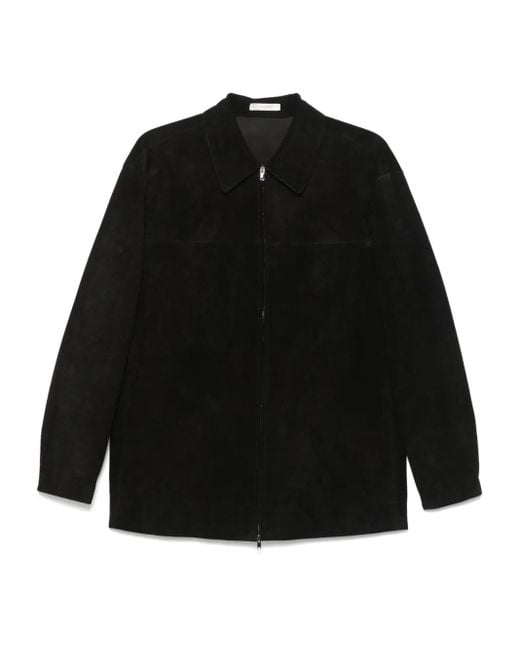 The Row Black Theon Overshirt