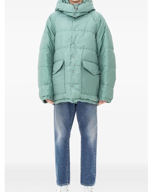 Visvim Green Doudoune Kodiak for men