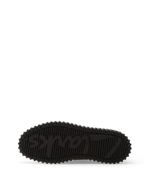 Clarks Black Torhill Bee Leopard-Print Suede Sneakers