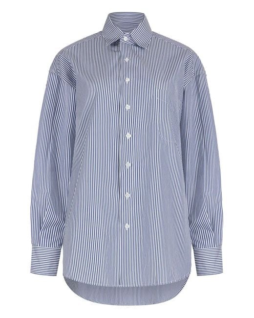 Paramidonna Vanessa Gestreepte Blouse in het Blue