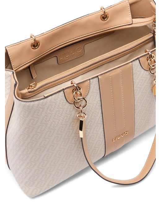 Liu Jo Natural Medium Shoulder Bag