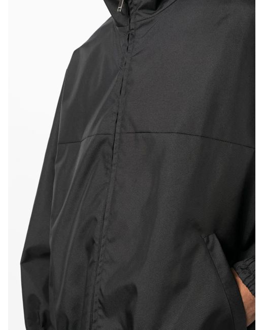 Valentino Garavani Black Drop-Shoulder Lightweight Jacket for men