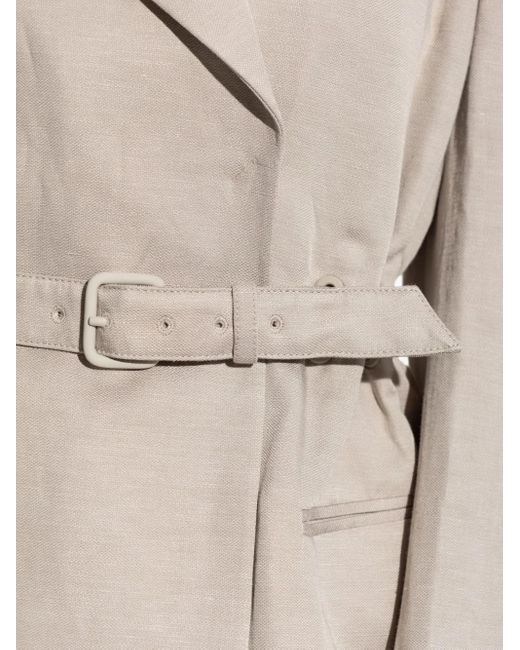 Emporio Armani Natural Belted Jacket