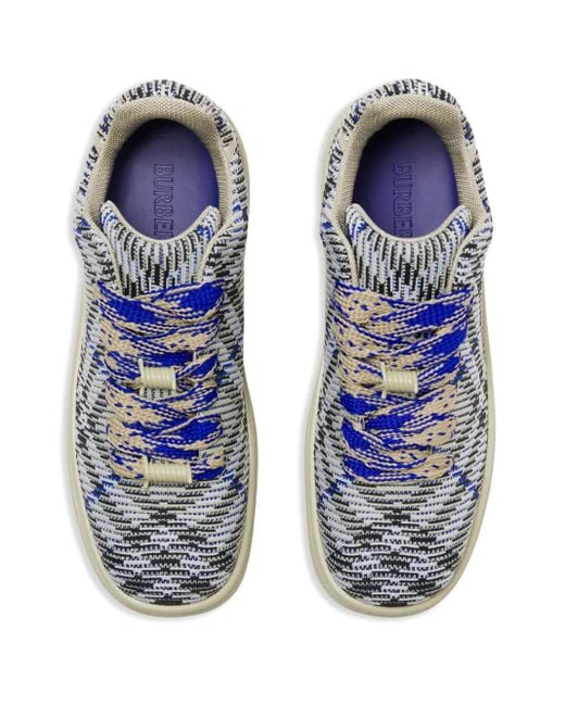 Burberry Sneaker -Kontrollkästchen mit Überprüfung der Verarbeitung in Multicolor für Herren