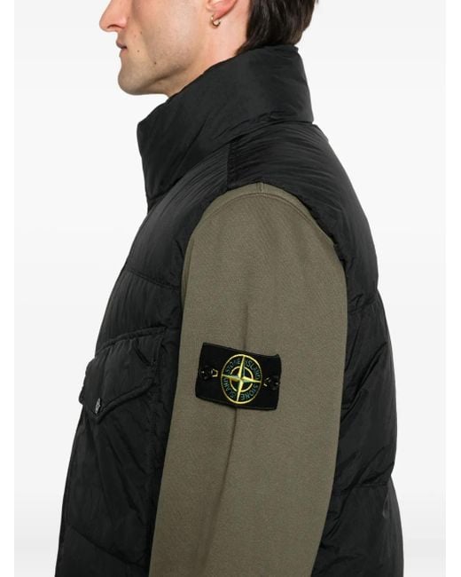 Felpa Girocollo di Stone Island in Green da Uomo