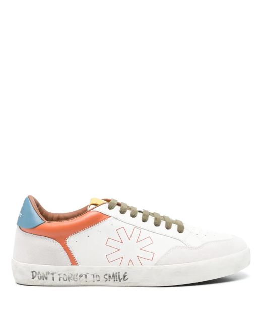 Manuel Ritz White Leather Sneakers for men