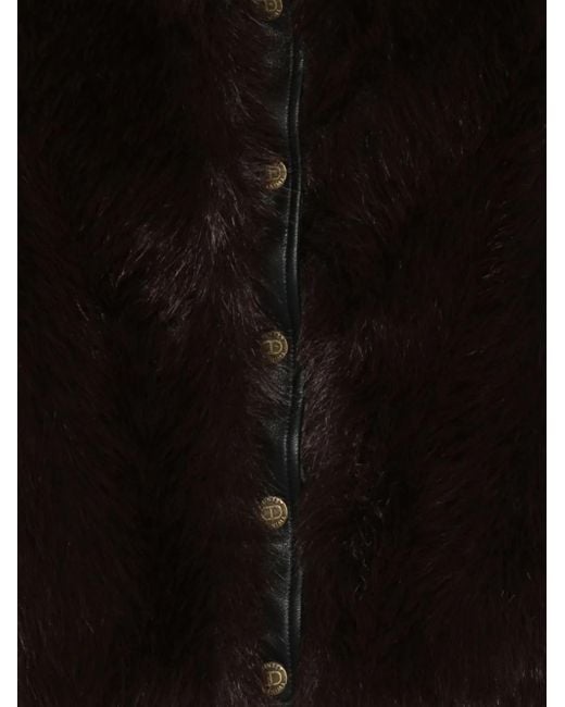 Twinset Black Panelled-Design Long-Sleeve Jacket