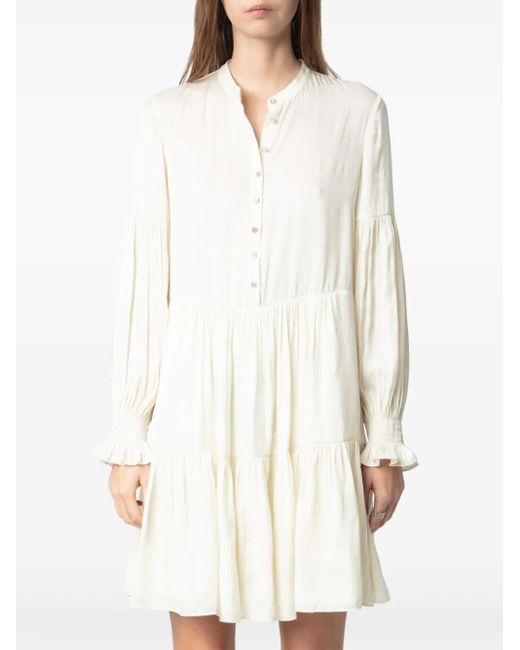 Zadig & Voltaire White Randy Mini Dress