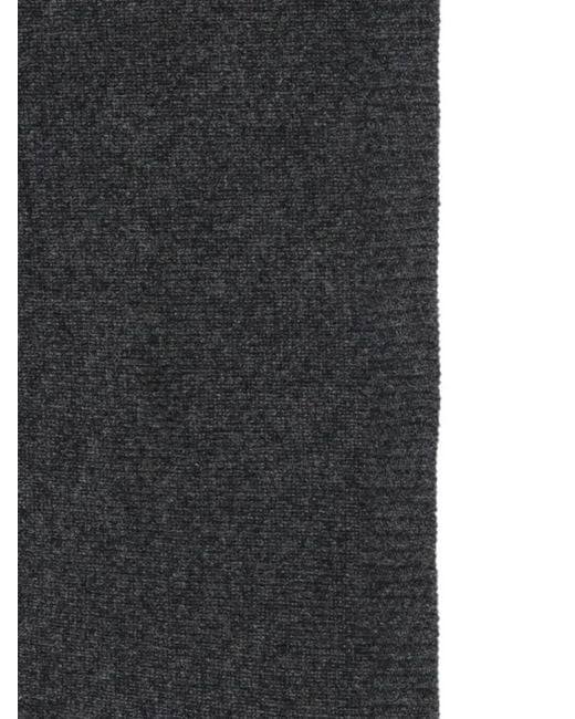 Rohe Black Knitted Triangular Scarf