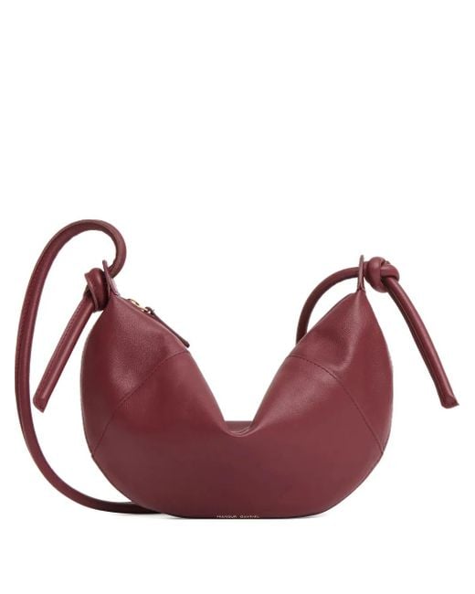 Mansur Gavriel Pink Mini Fortuna Leather Crossbody Bag