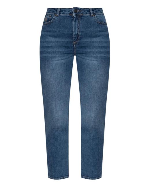 Munthe Blue Stretch-Cotton Jeans