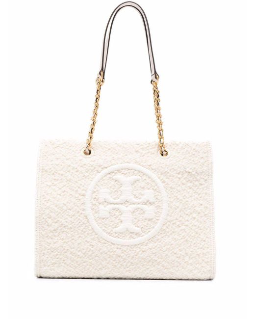 ella bouclé chain mini tote