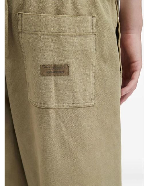 Alpha Industries Hose Mit Elastischem Bund in Green für Herren