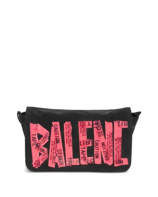 Balenciaga Schultertasche mit Logo-Print in Red für Herren