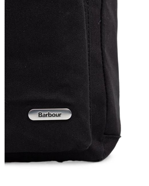 Barbour Black Olivia Zip-Fastening Backpack