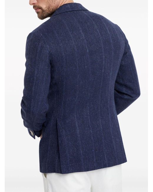 Brunello Cucinelli Blue Jackets Denim for men