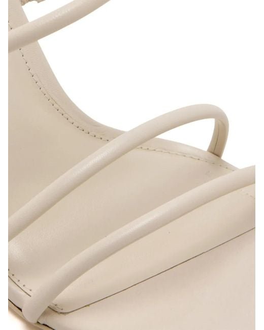 Cult Gaia White Grape Heel Strap Sandals
