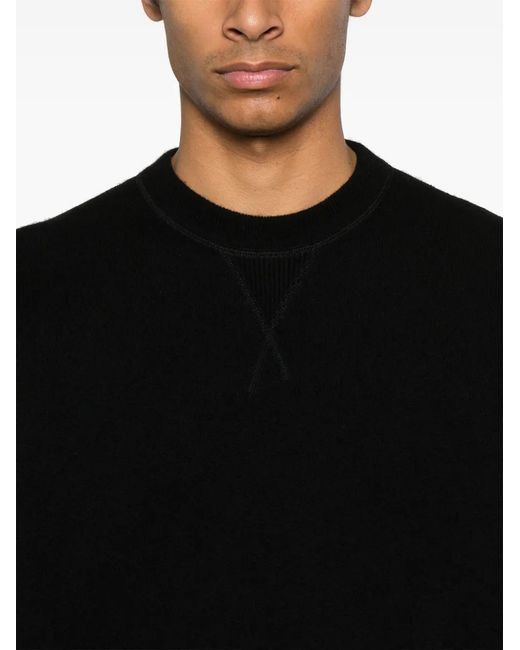 Jil Sander Black Cashmere Sweater for men