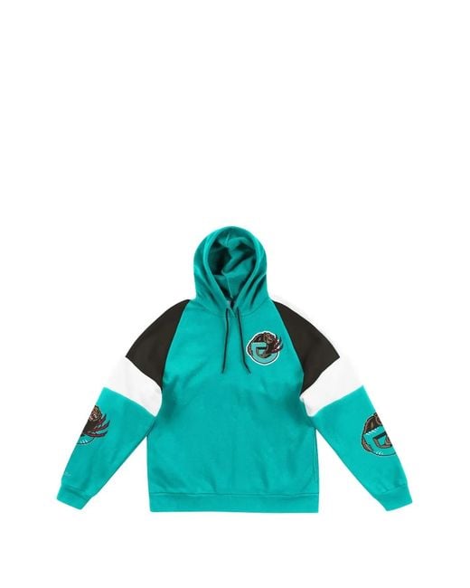 Mitchell & Ness Blue Nba Vancouver Grizzlies Instant Replay Hoodie for men