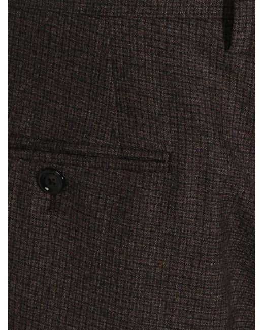 Lardini Gray Virgin Wool Trousers for men