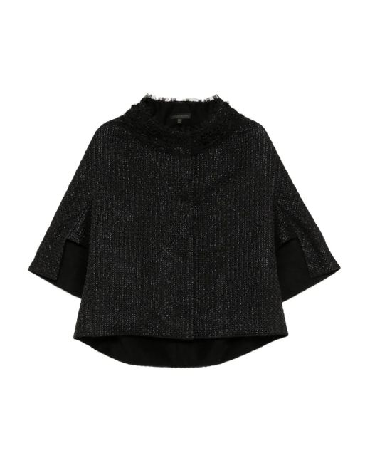 Shiatzy Chen Jack Met Kanten Afwerking in het Black