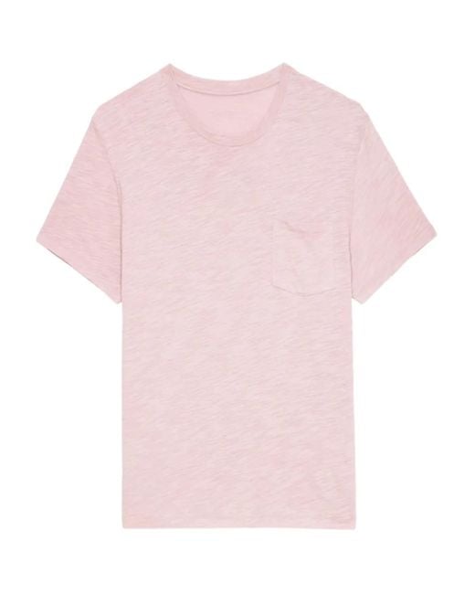 Camiseta Stockholm Zadig & Voltaire de hombre de color Pink