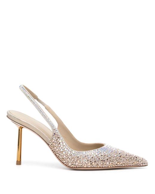 Zapatos Gilda con tacón de 90 mm Le Silla de color White