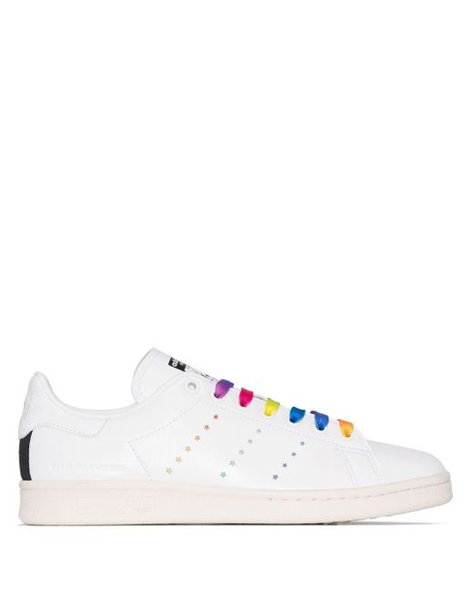adidas By Stella McCartney Cotton X Adidas Stan Smith Sneakers in White -  Lyst