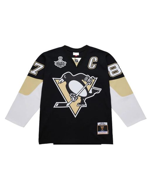 Mitchell & Ness 2008/09 Sidney Crosby Pittsburgh Penguins Power Play Jersey in het Black voor heren