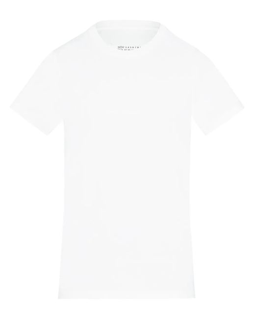 Maison Margiela White Reverse Cotton T Shirt for men