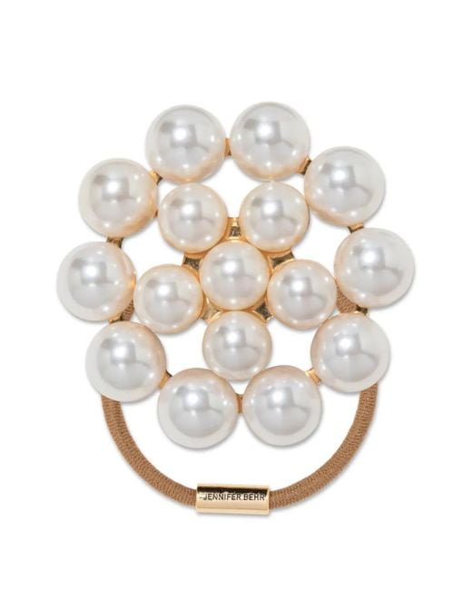 Jennifer Behr White Paige Hair Tie