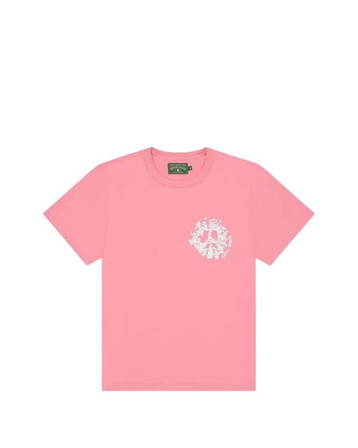 DENIM TEARS Pink University T-Shirt for men