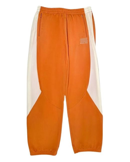 Pantalones de chándal Tech Logo Sinclair de hombre de color Orange
