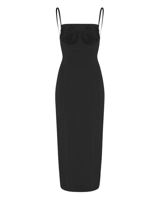 Jean Paul Gaultier Black Conical Bra Cup Maxi Dress