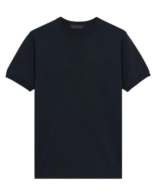 Brooks Brothers Black Cotton T-Shirt for men