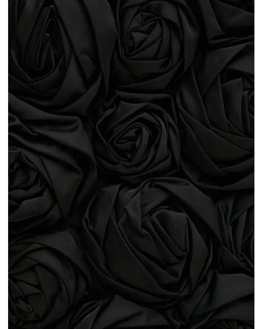 Herskind Black Rose-Detail Mini Skirt