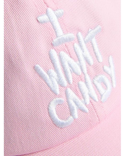 Juicy Couture Pink I Want Candy Baseball Cap