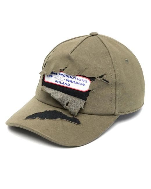 Cappello Da Baseball Con Effetto Vissuto di DIESEL in Multicolor