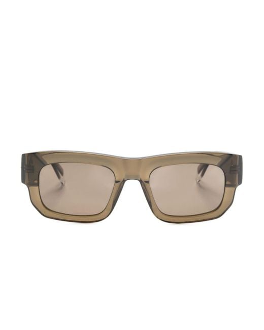 Gigi Studios Gray Square-frame Transparent Sunglasses